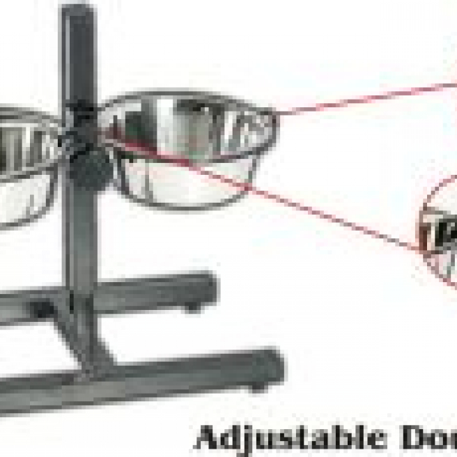 Adjustable Double Dog Dinner