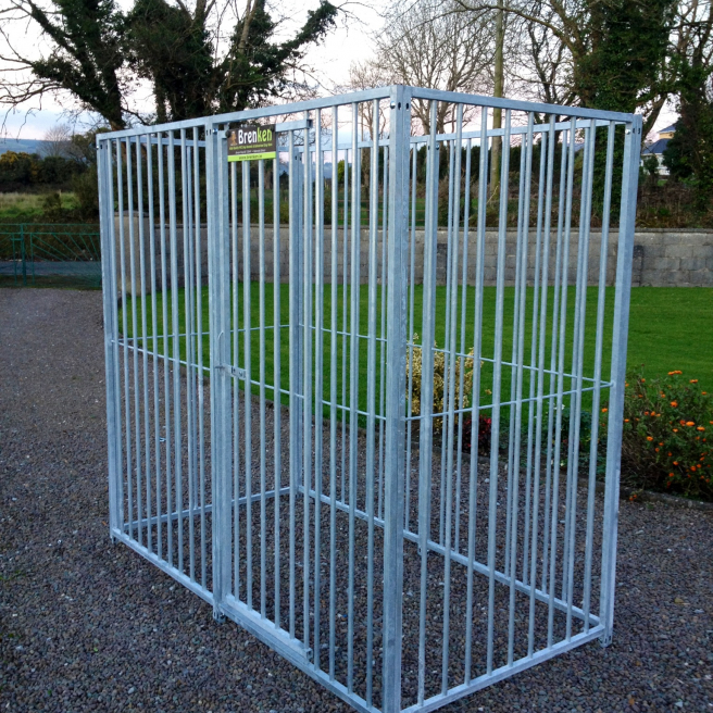 3m x 2.5m Dog run 8cm with gate